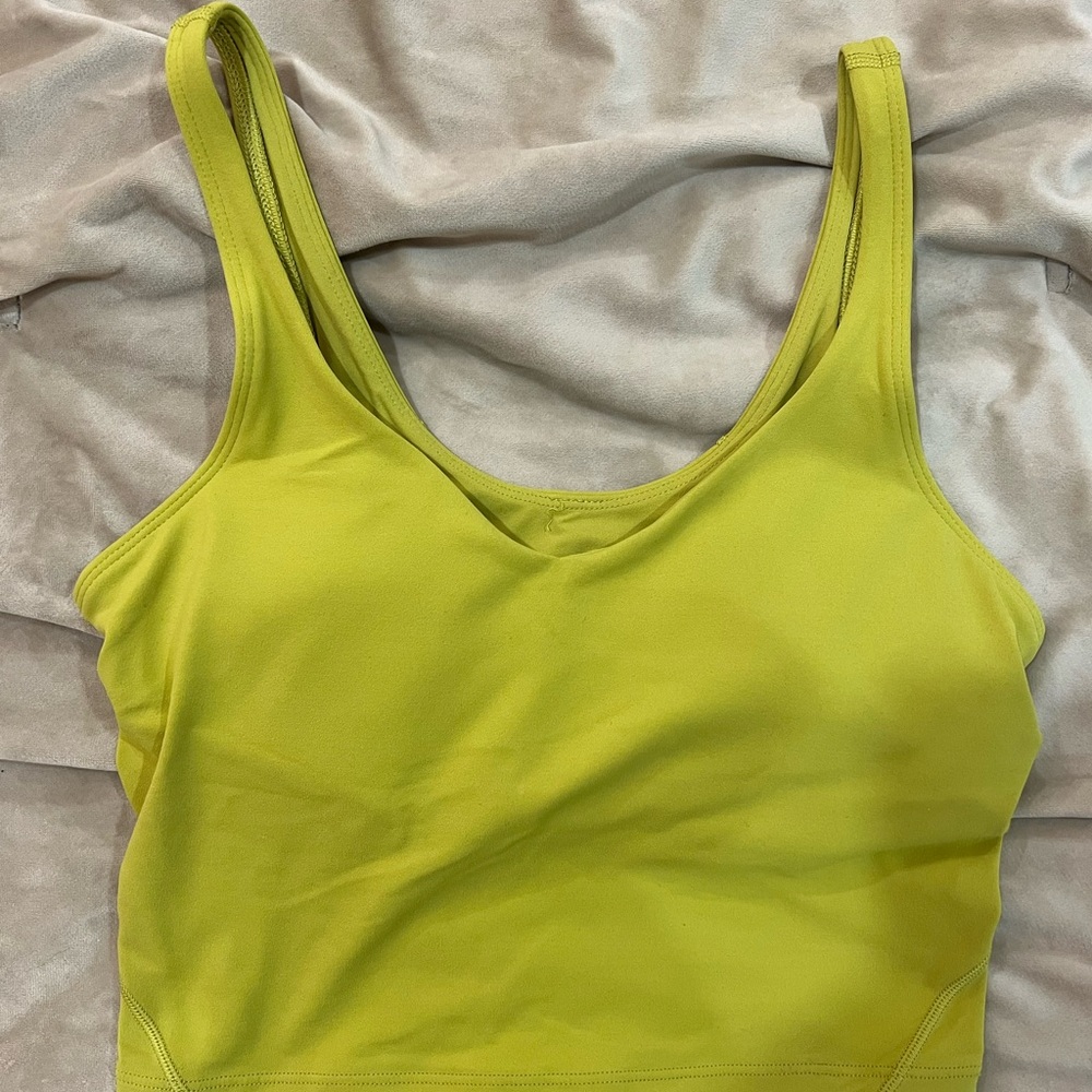 Lululemon Athletica Lime Green Sports Bra